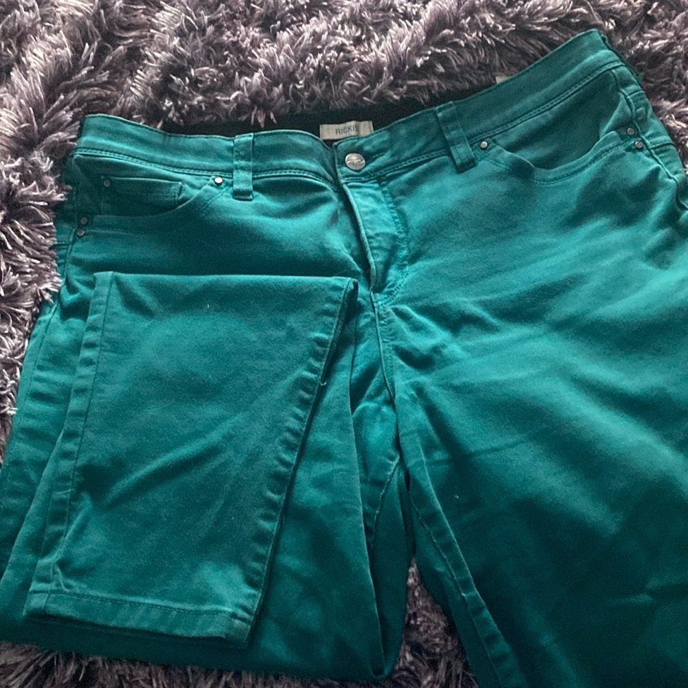 Riki’s Emerlad Green skinny jeans (XL)